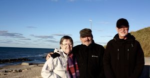 Cousins Lizzy & Flemming with Martin